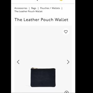 Madewell pouch wallet